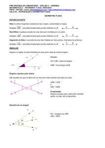 Aula 04 - Introdução a Geometria Plana