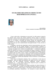 os grandes desafios da redução do desemprego - Ceic