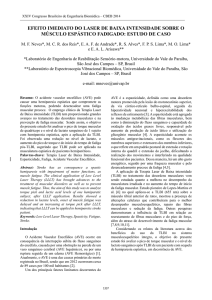 Academic paper : EFEITO IMEDIATO DO LASER DE BAIXA