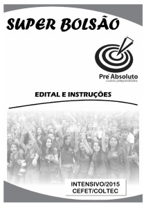 Edital Bolsão int 2011