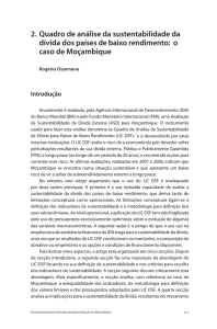 2. Quadro de análise da sustentabilidade da dívida dos países de