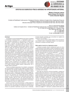 Efeitos do Exercício Físico Aeróbio na Hipertensão Arterial