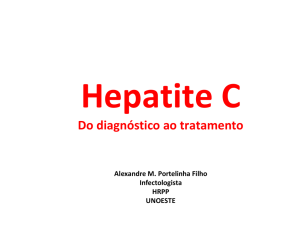 infectoeste HCV - Sociedade Paulista de Infectologia