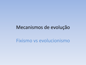 Mecanismos de evolução