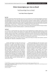 Febres hemorrágicas por vírus no Brasil