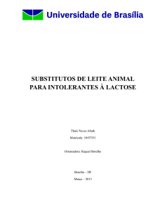 substitutos de leite animal para intolerantes à lactose - BDM