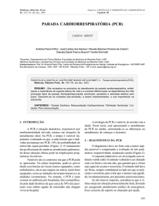 3 Parada cardiorrespiratória - Revista Medicina, Ribeirão Preto