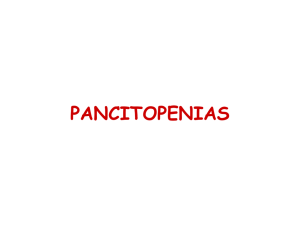 PANCITOPENIAS