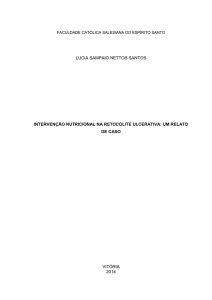 intervenção nutricional na retocolite ulcerativa