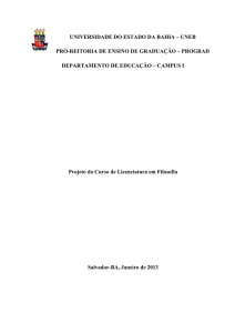 projeto pedagógico do curso de licenciatura em filosofia