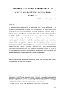 epidemiologia da doença renal policística em pacientes renais