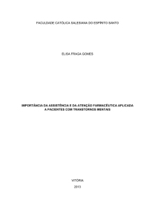 importância da assistência e da atenção farmacêutica