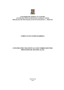 fábio lúcio gomes barbosa construções transitivas com verbos