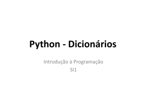 10 Python - Dicionarios