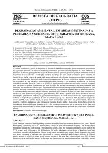 REVISTA DE GEOGRAFIA (UFPE)