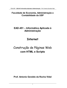 Construção de Páginas Web