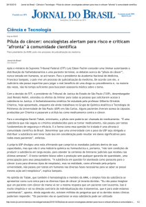 Pílula do câncer - Academia Nacional de Medicina