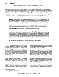 Aplicações terapêuticas da Punica granatum L. (romã)