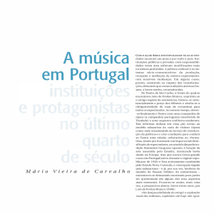 A música em Portugal - Centro Virtual Camões