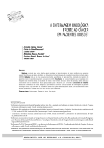 a enfermagem oncológica frente ao câncer em pacientes idosos1