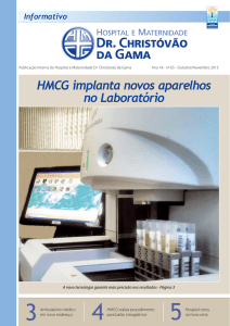 HMCG implanta novos aparelhos no Laboratório