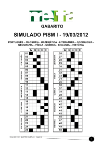 gabarito simulado pism i