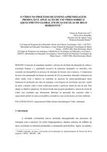 o vídeo no processo de ensino-aprendizagem - CEFET
