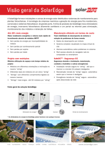 SolarEdge Overview Visão geral da SolarEdge