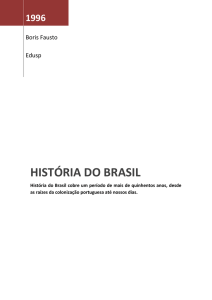 história do brasil - Colégio Argumento
