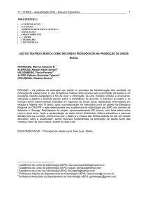 uso do teatro e música como recursos pedagógicos na