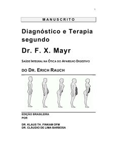 Diagnóstico e Terapia segundo FX MAYR