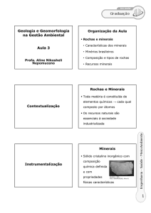 Geologia e Geomorfologia na Gestão Ambiental