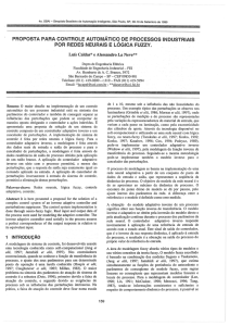 proposta para controle automático de processos industriais por