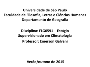 Universidade de São Paulo Faculdade de Filosofia, Letras e