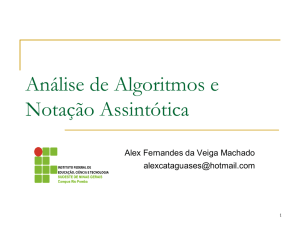 slide1-Introdução Analise de Algoritmos