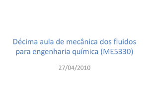 Aplicações de mecânica dos fluidos