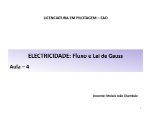 Aula 4 - Lei de Gauss