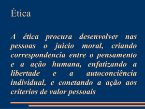 Ética e moral Slide - Professor Jailton Alves