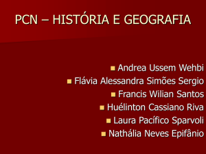 PCN – HISTÓRIA E GEOGRAFIA