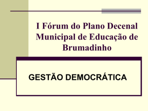 Slide 1 - Prefeitura Municipal de Brumadinho