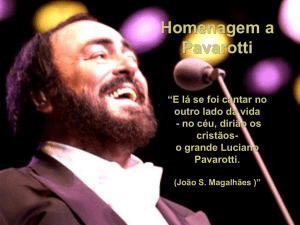 Homenagem A Pavarotti