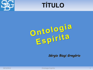 Ontologia Espírita