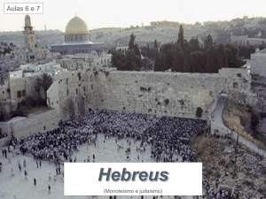 Hebreus, Fenícios e Persas