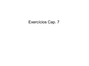 Exercícios Cap7