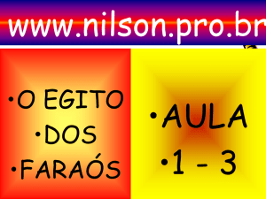 egito e faraó - nilson.pro.br