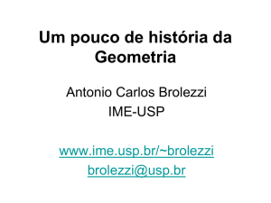 Simetrias e geometria analítica - IME-USP