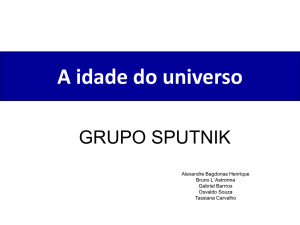 Slide 1 - Grupo de Astronomia Sputnik