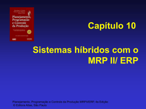 Sistemas Híbridos com o MRP II/ ERP