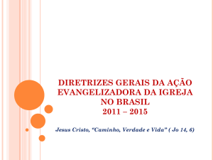 diretrizes gerais da ação evangelizadora da igreja no brasil 2011