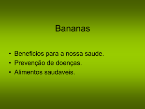 Insisto nas bananas